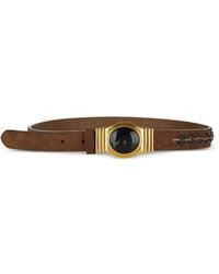Etro - Oval-Buckle Belt - Lyst