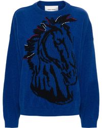 Henrik Vibskov - Trui Met Jacquard - Lyst