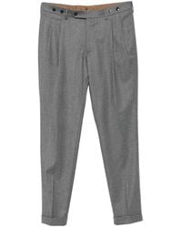 Berwich - Pleated Wool Trousers - Lyst