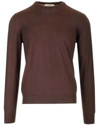 Mauro Ottaviani - Ribbed-Trim Crew-Neck Sweater - Lyst