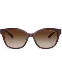 ARMANI EXCHANGE - Hexagon-Detail Cat-Eye Sunglasses - Lyst