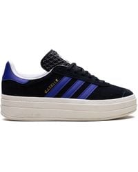 adidas - Gazelle Bold "black/lucid Blue" Sneakers - Lyst
