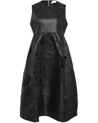Comme des Garçons - Layered Satin Midi Dress - Lyst
