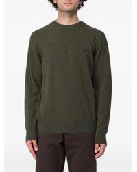 Brooksfield - Elbow-Patch Crew-Neck Sweater - Lyst