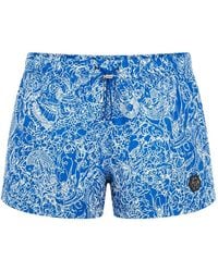 Philipp Plein - Short De Bain À Motif Tête De Mort - Lyst
