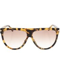 Victoria Beckham - Tortoiseshell-Effect Pilot Sunglasses - Lyst