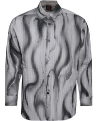 Casella Meyer - Pleated Print Shirt - Lyst