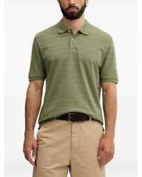 GANT - Striped Short-Sleeve Polo Shirt - Lyst