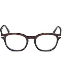 Tom Ford - Clip-On Round Glasses - Lyst