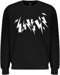 Neil Barrett - Fair Isle Thunderbolt Sweatshirt - Lyst