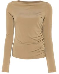 Max Mara - Haut Gomma À Fronces - Lyst