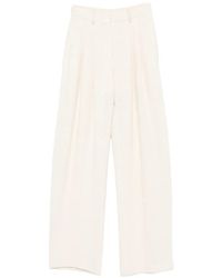 Nanushka - Seka Tapered-Leg Tailored Trousers - Lyst