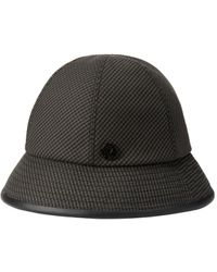 Maison Michel - Check-Pattern Bucket Hat - Lyst