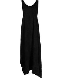 Forme D'expression - Asymmetric Scoop-Neck Midi Dress - Lyst