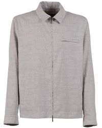 Peserico - Zip-Up Shirt Jacket - Lyst