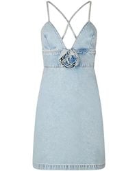 Liu Jo - Denim Mini Dress - Lyst