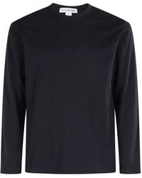 Comme des Garçons - T-Shirt A Maniche Lunghe Con Logo - Lyst