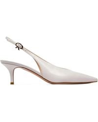 Gianvito Rossi - Tokio Pointed-Toe Slingback Pumps - Lyst