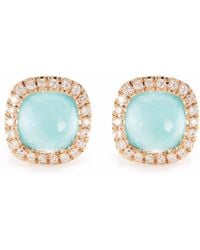 Tirisi - Puces D'Oreilles En Or 18Ct Ornées De Diamants Et De - Lyst