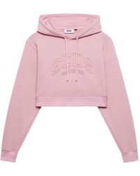 Gcds - Logo-Embroidered Hoodie - Lyst