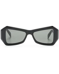 Retrosuperfuture - Occhiali Da Sole Geometrici Tempio - Lyst