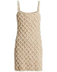Balmain - Vestido De Malla - Lyst