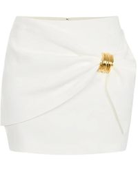 Elisabetta Franchi - Miniskirt With Jewel Detail - Lyst