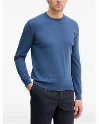 Benetton - Ribbed Crew-Neck Sweatshirt - Lyst