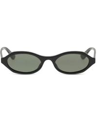 McQueen - Oval-Frame Sunglasses - Lyst