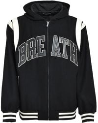 BREATH - Logo-Patch Bomber Jacket - Lyst