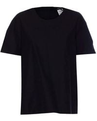 【関税/送料無料】Max Mara*Crewneck Short-Sleeved T-Shirt Max Mara Short-Sleeved Crewneck T-Shirt in White | Lyst