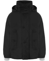 Bottega Veneta - Tech Padded Hooded Jacket - Lyst