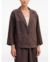 Benetton - Notched-Lapel Single-Breasted Jacket - Lyst