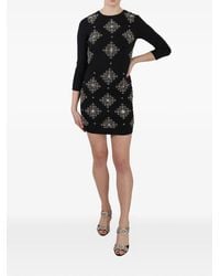 John Richmond - Crystal-Embellished Mini Dress - Lyst