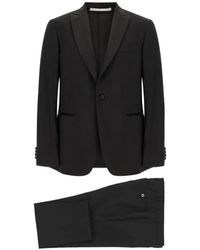 Pal Zileri - Satin-Lapel Wool Suit - Lyst