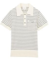 A.P.C. - Gestreept Poloshirt - Lyst