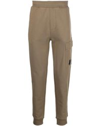 C.P. Company - Logo-Plaque Cotton Track Pants - Lyst
