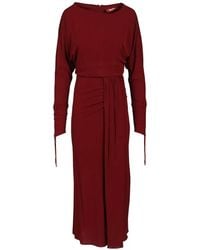 Max Mara - Long-Sleeve Maxi Dress - Lyst