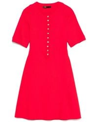 Maje - Abito Corto A Coste - Lyst