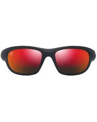 Maui Jim - Lunettes De Soleil Haulani À Monture Rectangulaire - Lyst