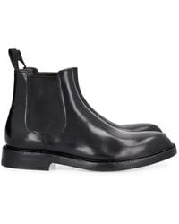 Al Duca d'Aosta - Elasticated Leather Chelsea Boots - Lyst