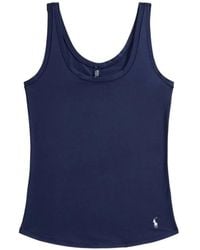 Polo Ralph Lauren - Embroidered-Logo Tank Top - Lyst