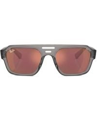 Ray-Ban - Corrigan Geometric-Frame Sunglasses - Lyst