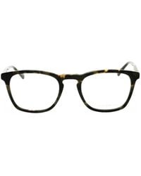 Calvin Klein - Tortoiseshell-Effect Rectangle-Frame Glasses - Lyst
