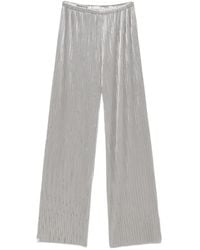 forte_forte - Plissé-Effect Trousers - Lyst