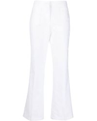 Giambattista Valli - Embroidered Wide-leg Trousers - Lyst