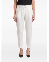 Brunello Cucinelli - Pantalon Plissé À Ourlet Retroussé - Lyst