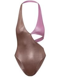 ALESSANDRO VIGILANTE - Two-Tone Swimsuit - Lyst