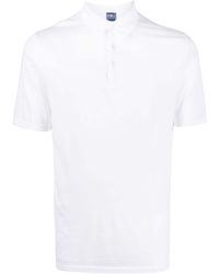 Fedeli - Short-sleeved Cotton Polo Shirt - Lyst