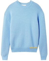 Axel Arigato - Block Textured Cotton-Blend Sweater - Lyst